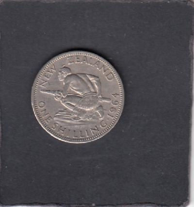 Beschrijving: 1 Shilling MAORI